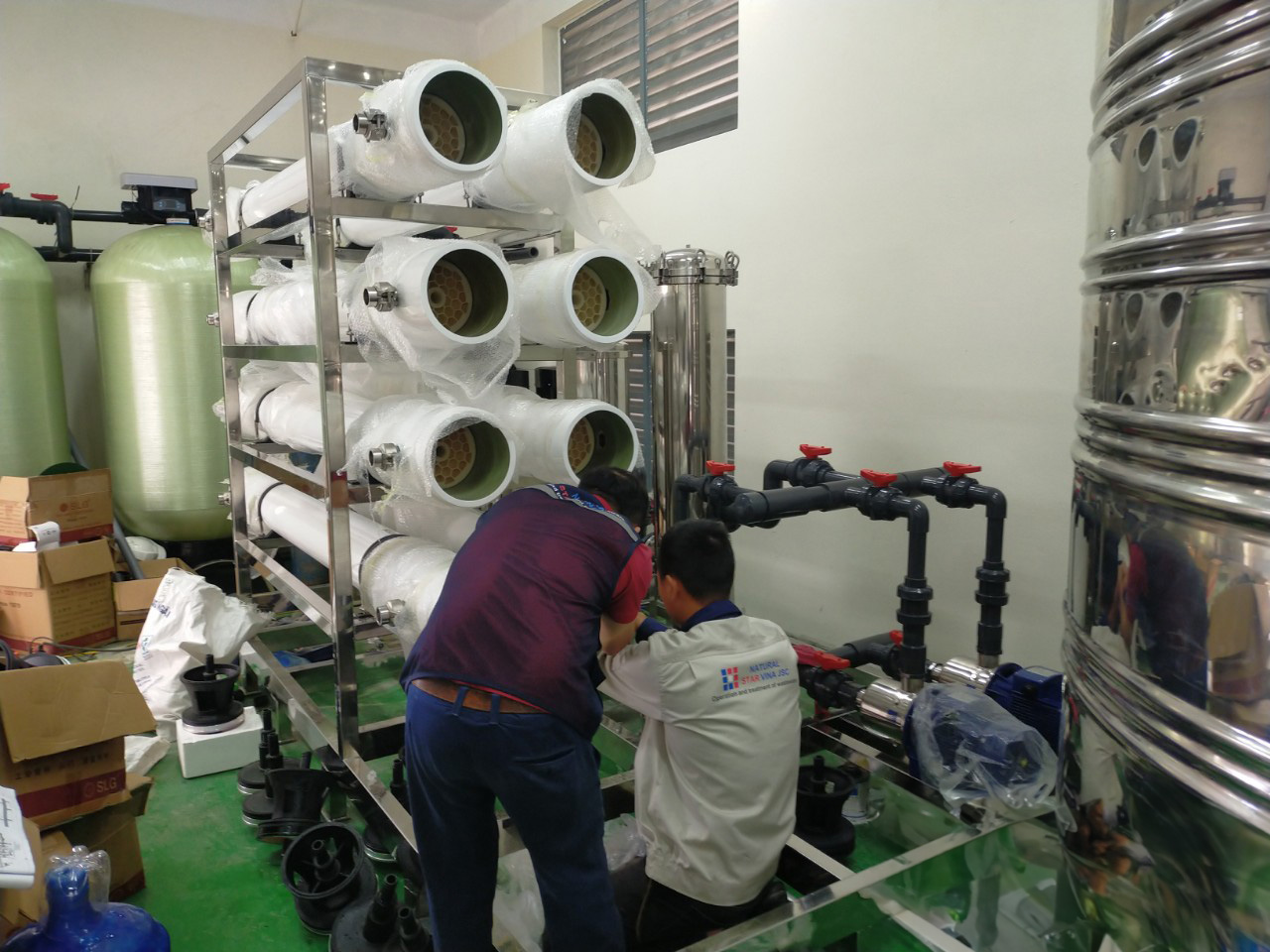 xử lý nước cấp sản xuất sinh hoạt cho nhà máy