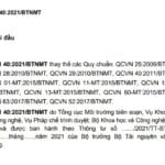 Industrial wastewater regulation QCVN 40: 2021/BTNMT Quy chuẩn nước thải công nghiệp QCVN 40 2021 BTNMT